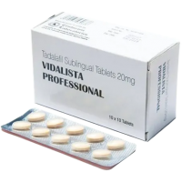 Vidalista Professional (Tadalafil 20mg Sublingual) - Nyelv alatt oldódik